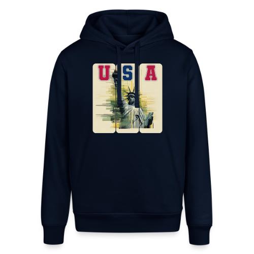 Art illustration of the Statue of Liberty - Stanley/Stella Sounder Side Pocket Hoodie