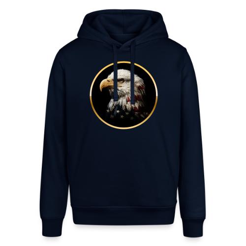 America: Golden Freedom Crest - Stanley/Stella Sounder Side Pocket Hoodie