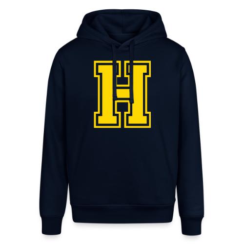 Letter H – Capital Athletic Alphabet Monogram - Stanley/Stella Sounder Side Pocket Hoodie