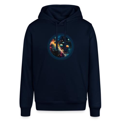 Painted Planetscape - Stanley/Stella Sounder Side Pocket Hoodie