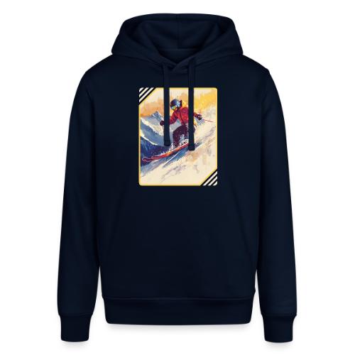 Skiing Through Snow Dreams - Stanley/Stella Sounder Side Pocket Hoodie