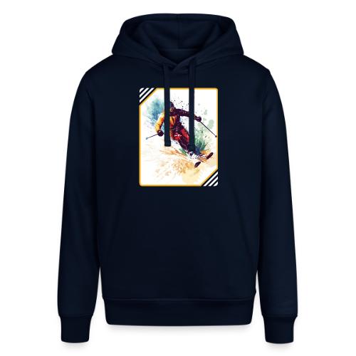 Winter Skiing Escape - Stanley/Stella Sounder Side Pocket Hoodie