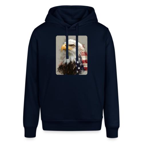 USA: Eagle of the Free - Stanley/Stella Sounder Side Pocket Hoodie