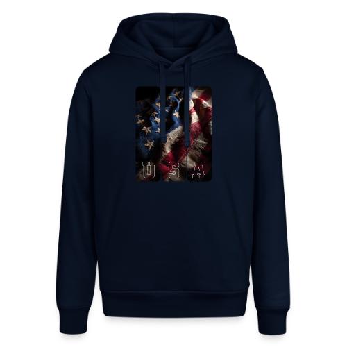 USA: Worn Stars and Stripes - Stanley/Stella Sounder Side Pocket Hoodie