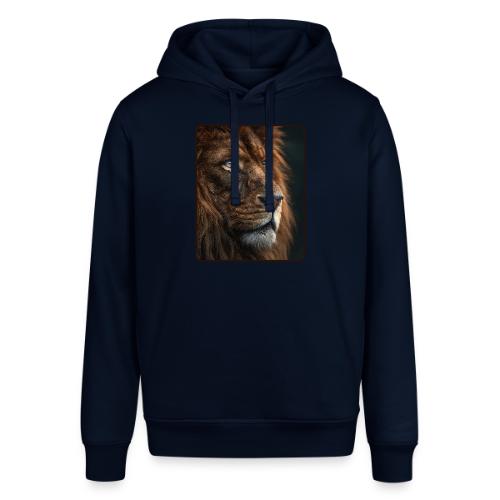 Lion Portrait Majestic Wildlife Design - Stanley/Stella Sounder Side Pocket Hoodie