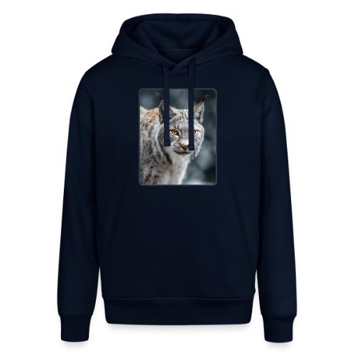 Lynx Portrait Piercing Eyes Design - Stanley/Stella Sounder Side Pocket Hoodie