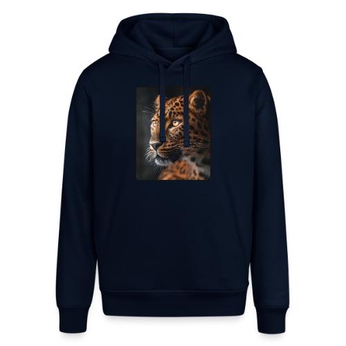 Amur Leopard Face Wildlife Design - Stanley/Stella Sounder Side Pocket Hoodie