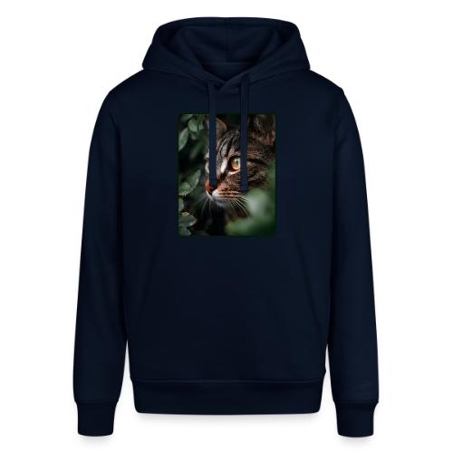 Tabby Cat Jungle Eyes Design - Stanley/Stella Sounder Side Pocket Hoodie