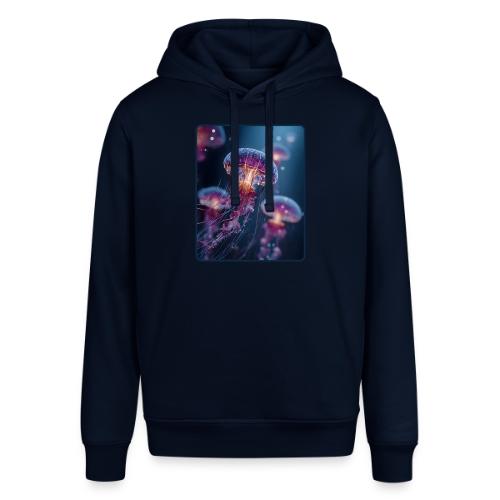Glowing Jellyfish Deep Sea Design - Stanley/Stella Sounder Side Pocket Hoodie
