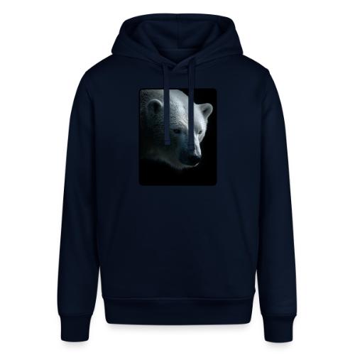 Polar Bear Close-Up Wildlife Design - Stanley/Stella Sounder Side Pocket Hoodie