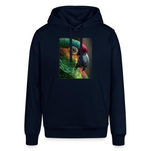 Colorful Parrot Close-Up Design - Stanley/Stella Sounder Side Pocket Hoodie