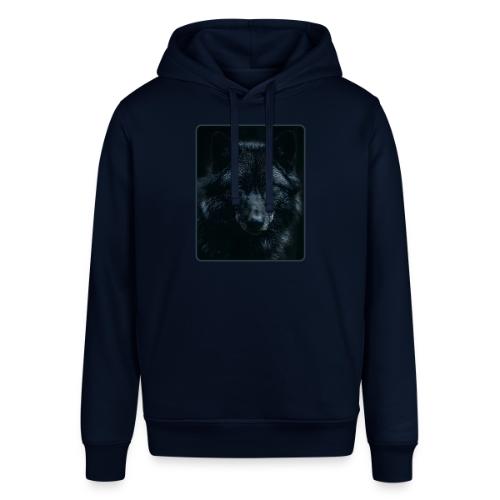 Black Wolf Intense Eyes Portrait Design - Stanley/Stella Sounder Side Pocket Hoodie