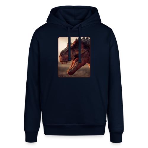 T Rex Roaring Close-Up Design - Stanley/Stella Sounder Side Pocket Hoodie