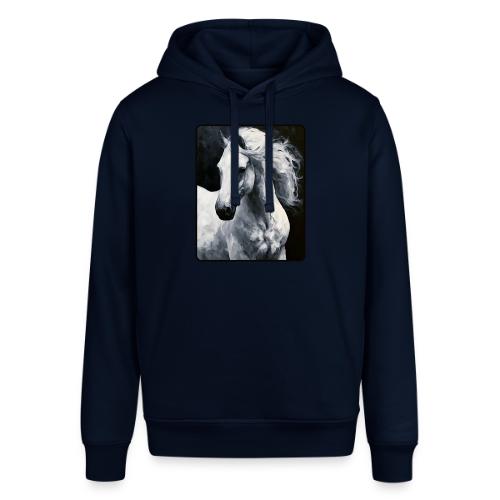 White Horse Oil Painting Design - Stanley/Stella Sounder Side Pocket Hoodie
