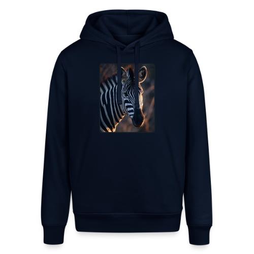 Majestic Zebra Sunset Portrait Design - Stanley/Stella Sounder Side Pocket Hoodie
