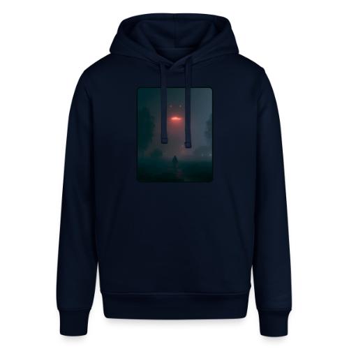 Mysterious UFO Encounter Design - Stanley/Stella Sounder Side Pocket Hoodie