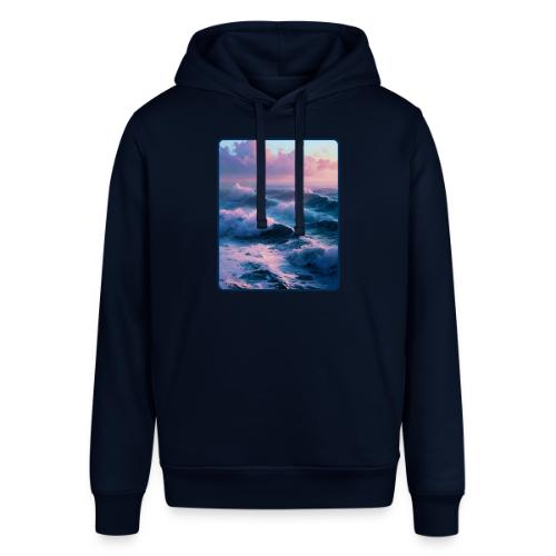 Dreamy Pastel Ocean Sunset Art - Stanley/Stella Sounder Side Pocket Hoodie