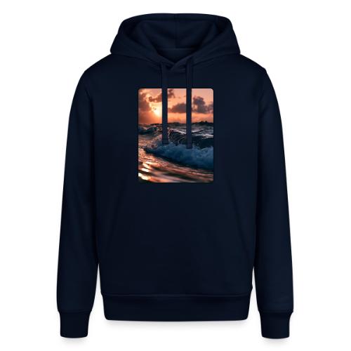 Golden Sunset Ocean Wave - Stanley/Stella Sounder Side Pocket Hoodie
