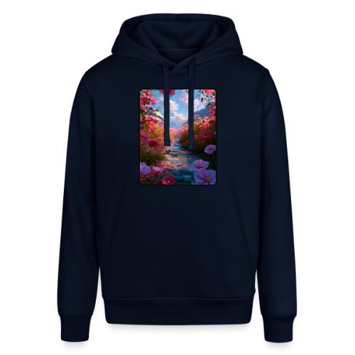 Dreamy Cosmos Valley Landscape Art - Stanley/Stella Sounder Side Pocket Hoodie