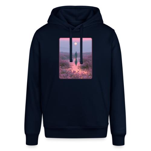 Ethereal Sunset Flower Field Art - Stanley/Stella Sounder Side Pocket Hoodie