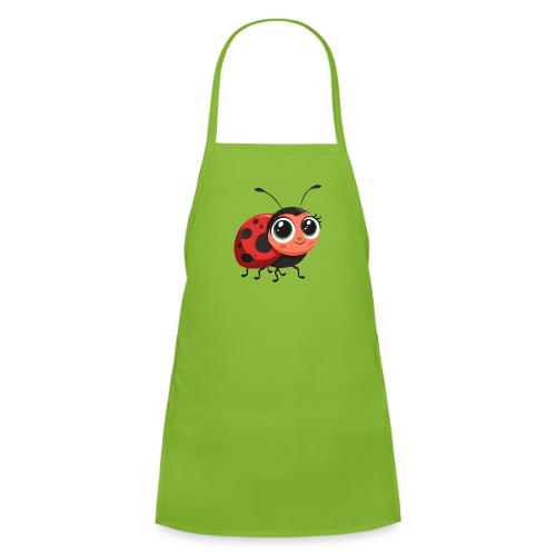 Cute Cartoon Ladybug Full of Joy - Kids' Apron