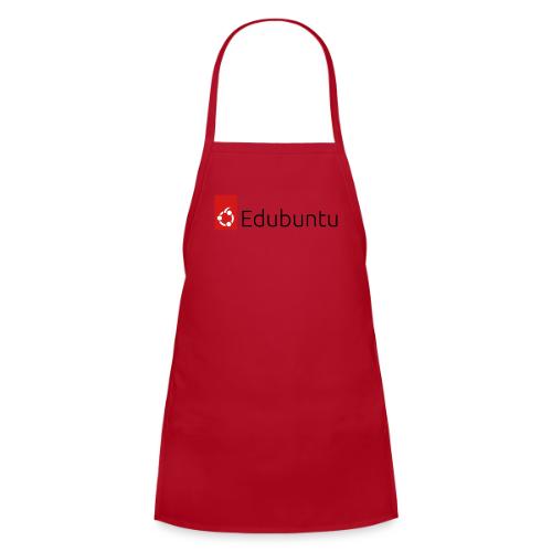 Edubuntu Logo 2023 - Black - Kids' Apron