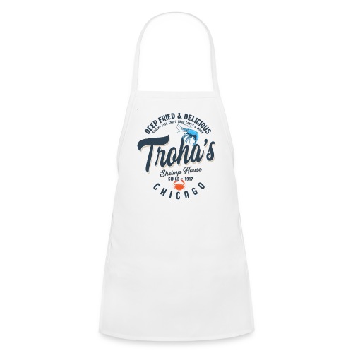 Deep Fried & Delicious design light colored shirts - Kids' Apron