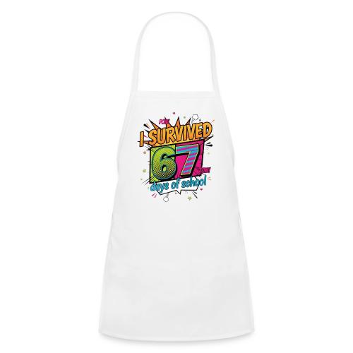I Survived 67 Days of School T-Shirt – Funny Teach - Kids' Apron