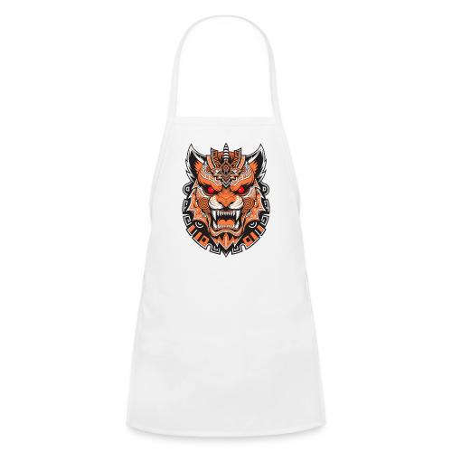 Tribal Demon Wolf Mask - Kids' Apron