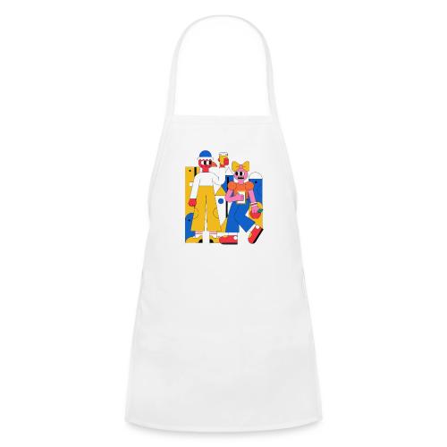 Bold Geometric Duo Pop Art - Kids' Apron