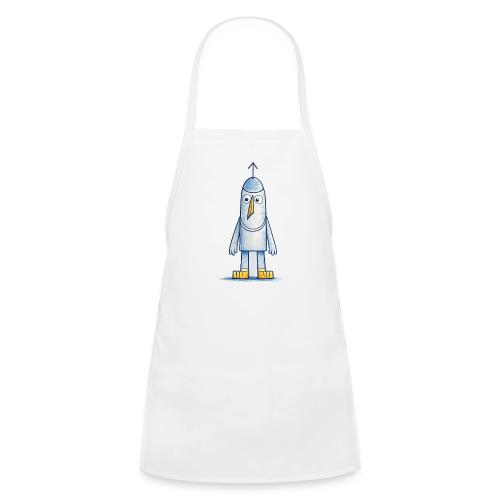 Funny Doodle Bird Character - Kids' Apron