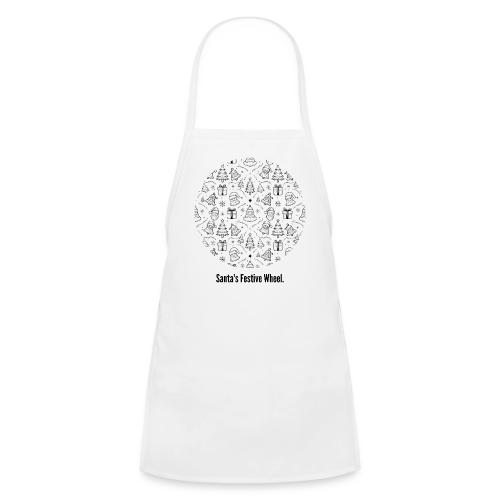 Santa's Festive Wheel T-Shirt - Kids' Apron