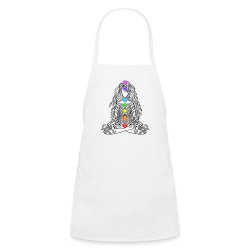 Mediation Girl & Chakras - Kids' Apron