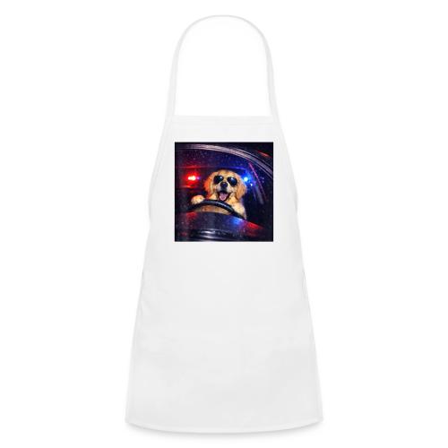 Funny Police Golden Retriever Meme Tee - Kids' Apron
