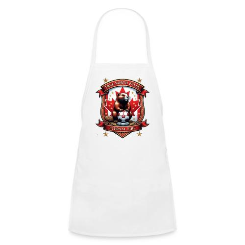 Canada Beaver Crest T-Shirt, Pride Badge Gift - Kids' Apron