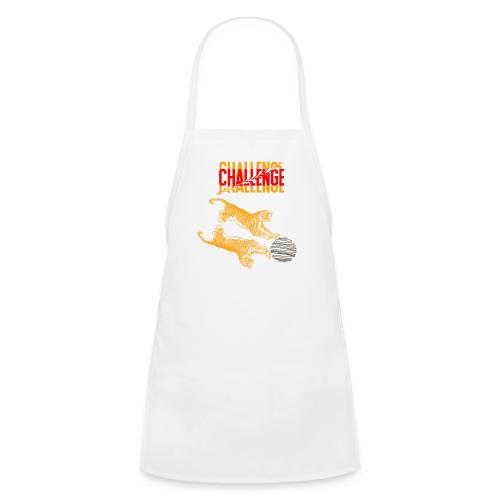 Double tiger fashion, jungle feline animals. - Kids' Apron
