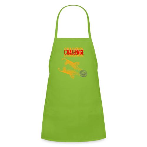 Double tiger fashion, jungle feline animals. - Kids' Apron