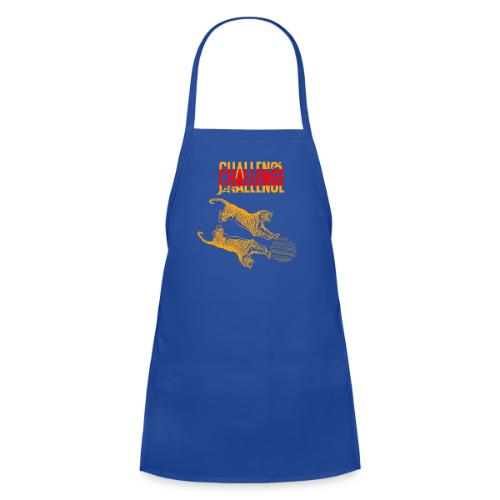 Double tiger fashion, jungle feline animals. - Kids' Apron
