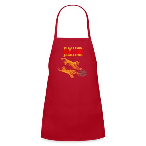 Double tiger fashion, jungle feline animals. - Kids' Apron