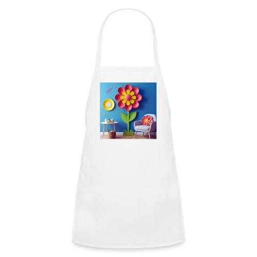 Flower design and harmony of environmental well-be - Kids' Apron