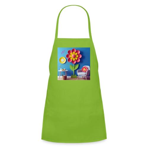 Flower design and harmony of environmental well-be - Kids' Apron