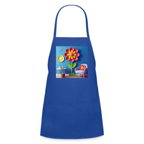 Flower design and harmony of environmental well-be - Kids' Apron