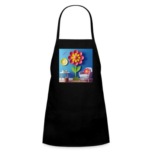 Flower design and harmony of environmental well-be - Kids' Apron
