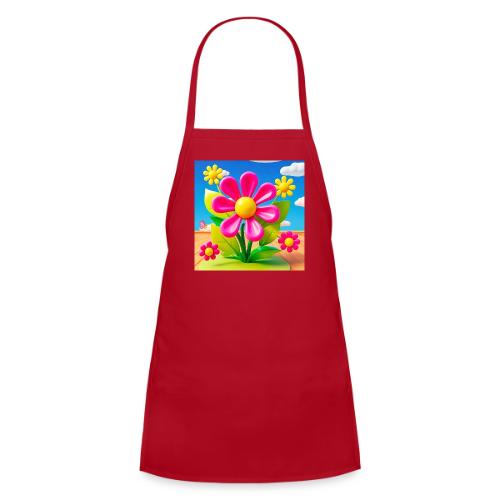 Pink Floral Peace | Sky & Nature Design - Kids' Apron