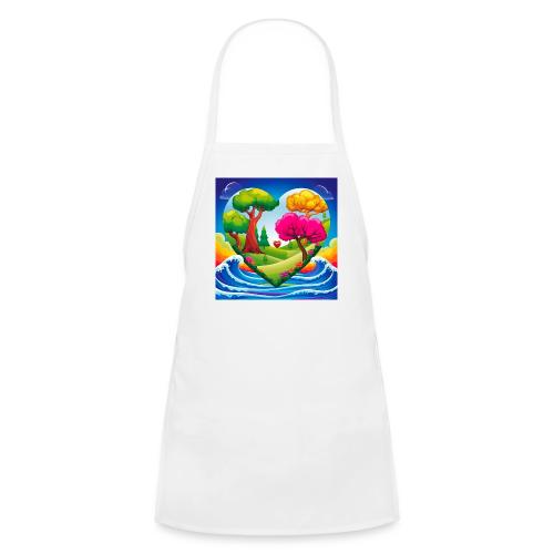 Heart, fantasy, landscapes, nature, fantasy - Kids' Apron
