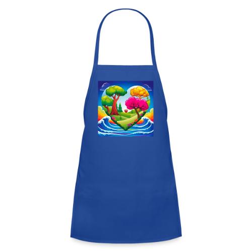 Heart, fantasy, landscapes, nature, fantasy - Kids' Apron