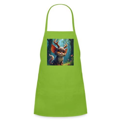 Magical Forest Creature with Deer Horns - Kids' Apron