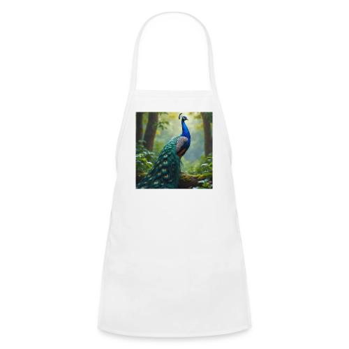 Majestic Peacock in Enchanted Forest - Kids' Apron