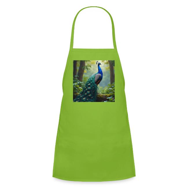 Majestic Peacock in Enchanted Forest
