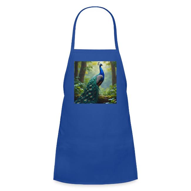 Majestic Peacock in Enchanted Forest